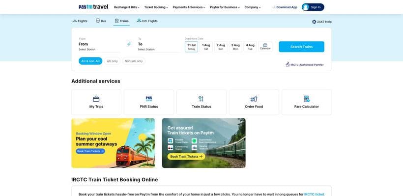 Paytm Travel & Ticketing Ecosystem